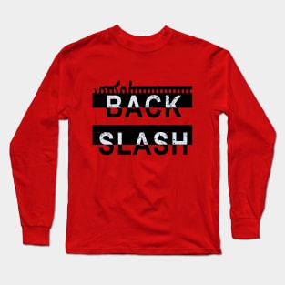 Back slash Long Sleeve T-Shirt